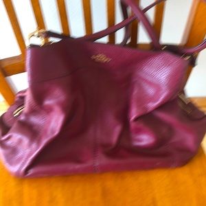 Red/ Burgundy all leather- lightly used
